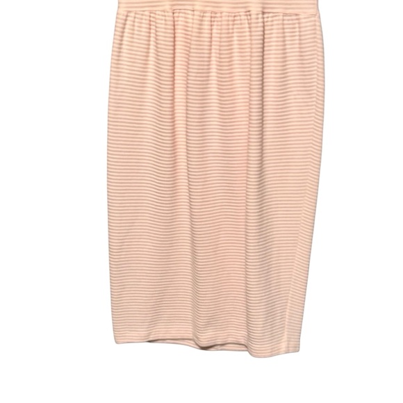 OUTLANDER Ribbed Pale Pink High Neck Sleeveless Midi Length Back Cutout Dress - Picture 3 of 8